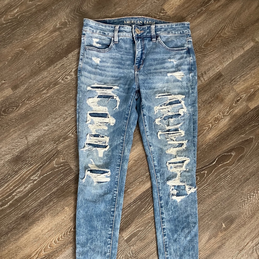 American Eagle high rise skinny jean